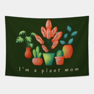Plant mom t-shirt, indoor plants lover t-shirt Tapestry