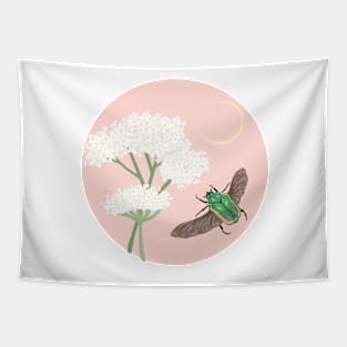 Beetle and Yarrow Tapestry