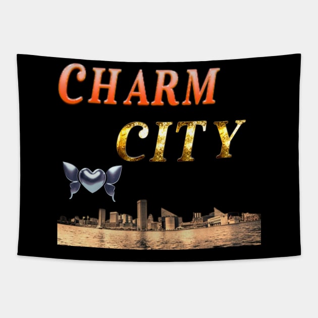 BALTIMORE CHARM CITY DESIGN Tapestry by The C.O.B. Store