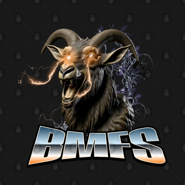 BMFS Chrome Laser Billy Goat by GypsyBluegrassDesigns