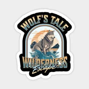 Wild Wolf - Wilderness Adventure Magnet