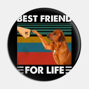 Courageous Canine Charm Ridgeback Tee Pin