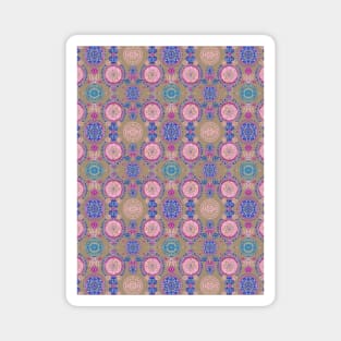 Ornamental decorative pattern geometric maya Magnet