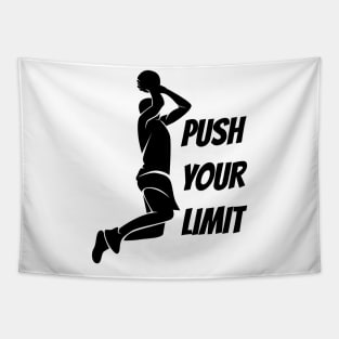 push your limit basketball Tapestry