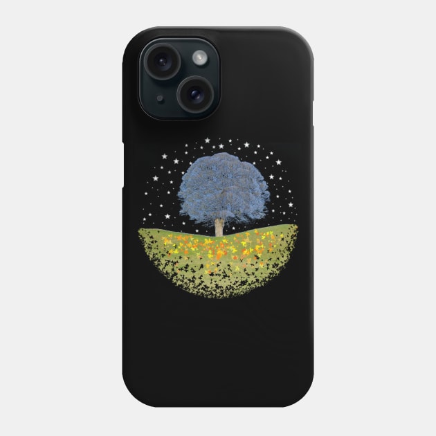 Starry Night Sky Phone Case by wanungara