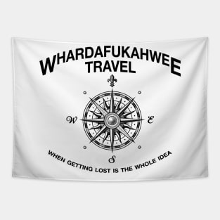 whardfukahwee travel Tapestry