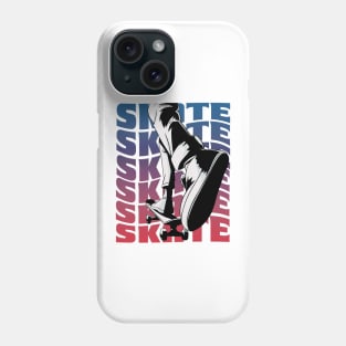 Riding a Skateboard Skateboarding Cruising Skater Skate Phone Case