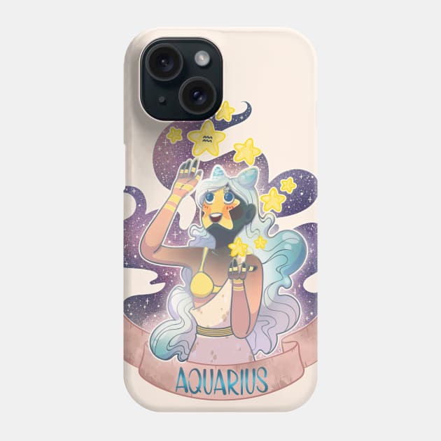 Aquarius Phone Case by Meeko_Art