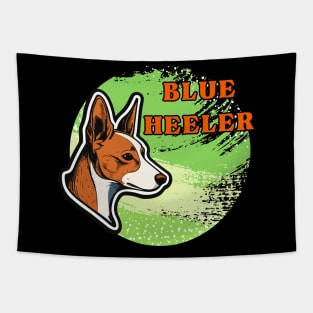 blue heeler dog Tapestry