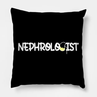 Nephrologist, doctor, kidney - white Pillow