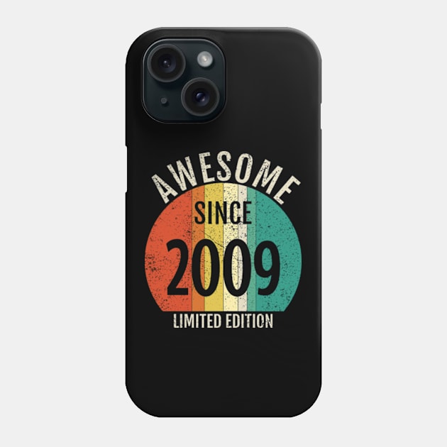 cool retro born in 2009 Phone Case by MinyMerch