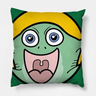smiley froggy Pillow