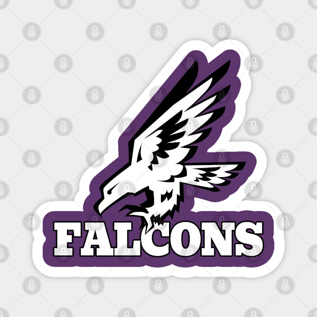 Falcons Mascot Magnet by Generic Mascots