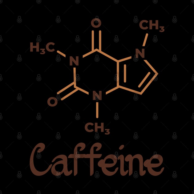 Caffeine Molecule by Promen Shirts