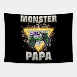 Monster Truck Papa Tapestry