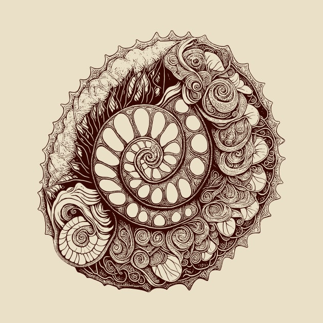 Floral Snail by nandraken