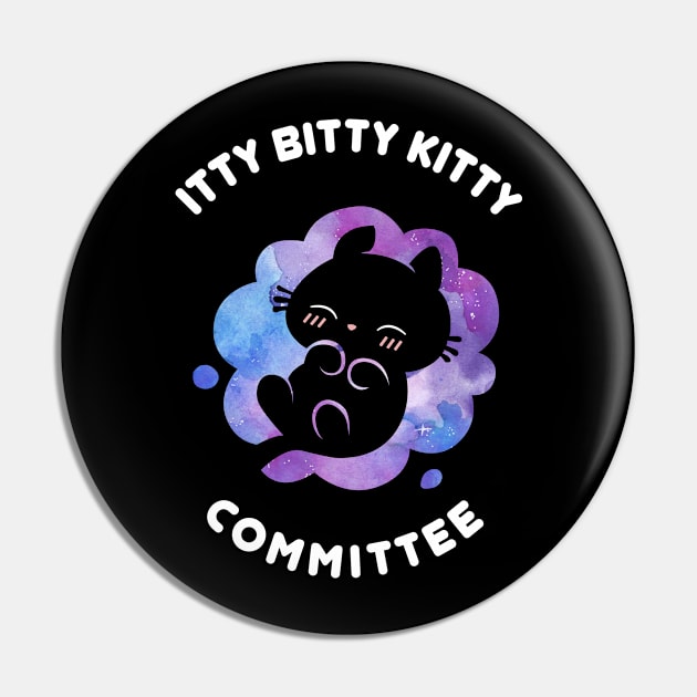 Itty Bitty Kitty Committee Dark Shirts Pin by Lupa1214