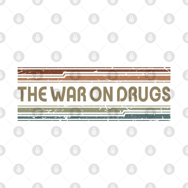 The War On Drugs Retro Lines by casetifymask