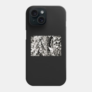 Fairy forest-Black and white. Phone Case