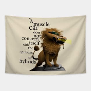 Muscle Car Mustang Tapestry