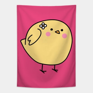 Blushing Yellow Bird Tapestry