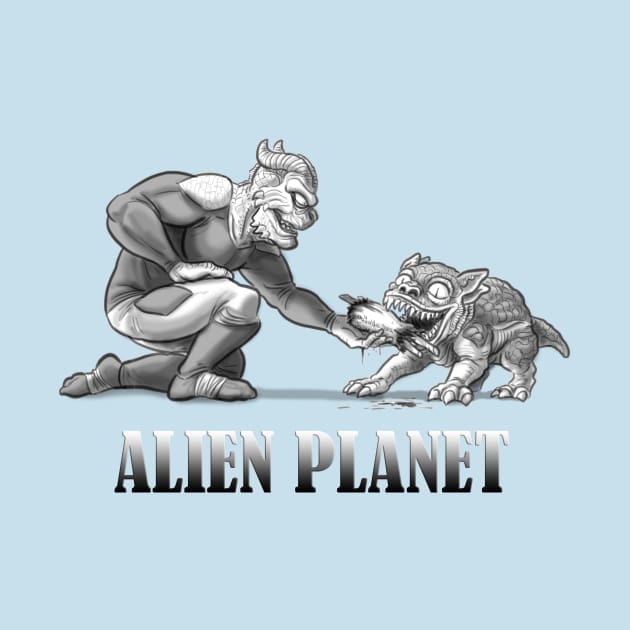 Alien Planet - Feeding Time by Monster Maxson Productions LLC