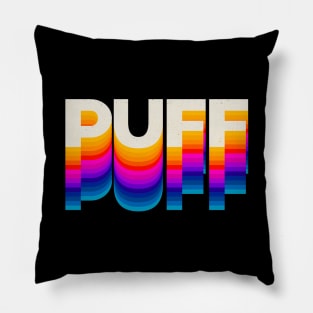 4 Letter Words - Puff Pillow