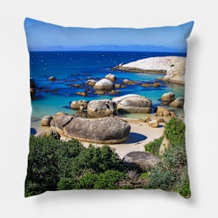 Boulders Beach, Cape Town, South Africa Pillow