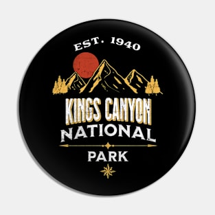 Kings Canyon National Park Pin