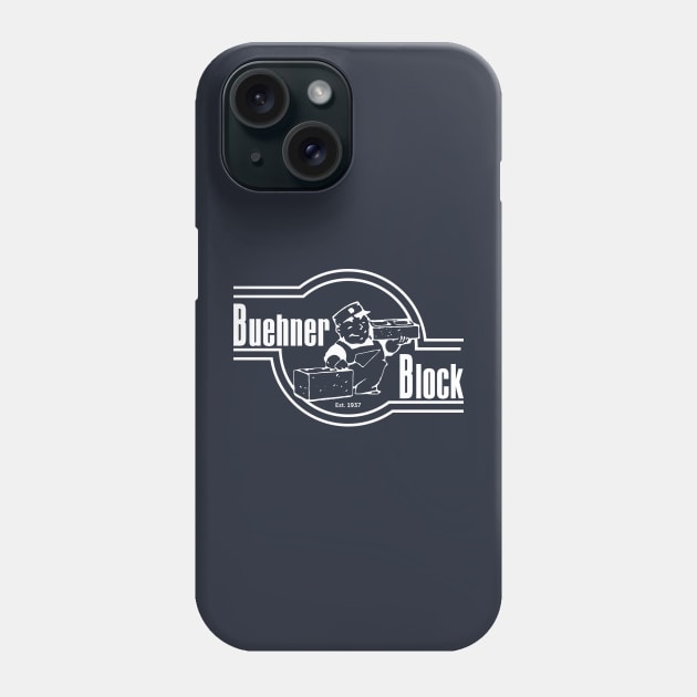 Buehner Block Co. Chest Logo Phone Case by Designed by Bean