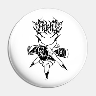 ADHD Metal Band Pin