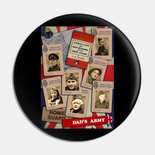 Dad's Army Design Pin