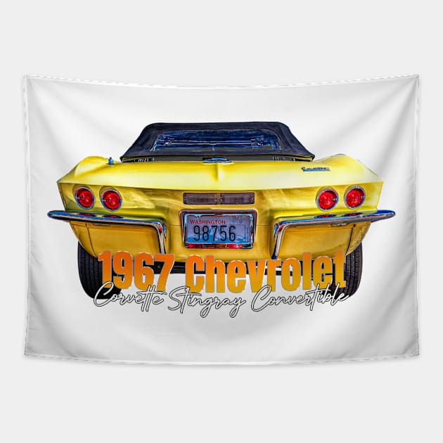 1967 Chevrolet Corvette StingRay Convertible Tapestry by Gestalt Imagery