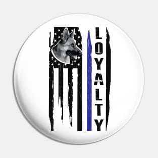 K-9 Loyalty Pin