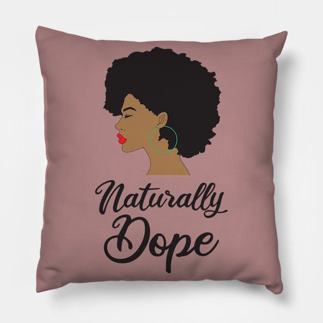 Naturally Dope Pillow by GraceMor