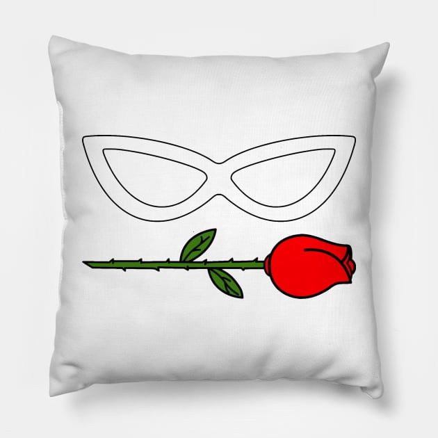 Tuxedo Hero Mask Pillow by Lexi Ambri