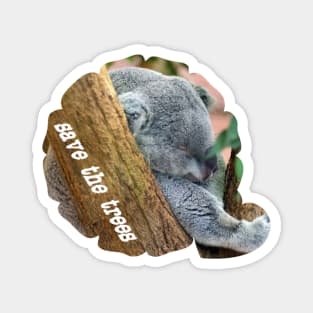 Save the Trees Magnet