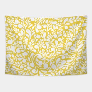 Yellow Line Pattern Tapestry