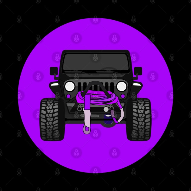 [JEEP]_BLACK_Front 'PURPLE CIRCLE' by sojeepgirl