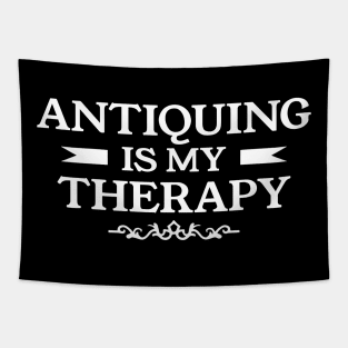 Antiquing Is My Therapy Antiques Antique Collector Tapestry