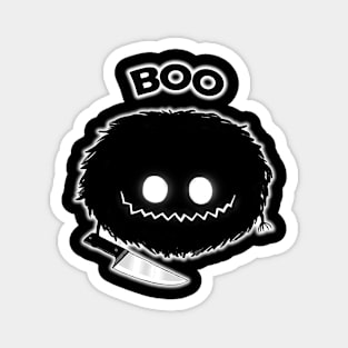 Boo creepy ghost eyes Magnet