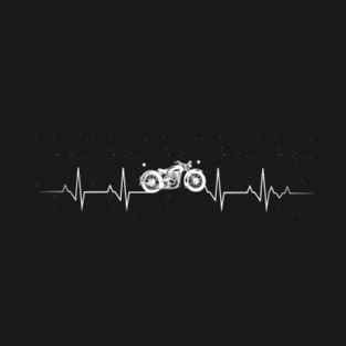 Motorcycle heartbeat T-Shirt