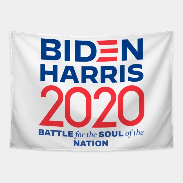 BIDEN HARRIS 2020 BATTLE FOR THE SOUL OF THE NATION Tapestry by ProgressiveMOB