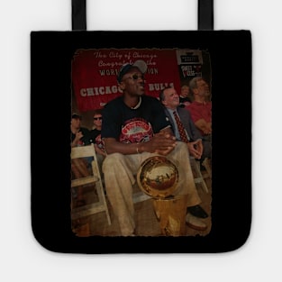 Michael Jordan, 1998 Chicago Bulls Championship Parade Vintage Tote