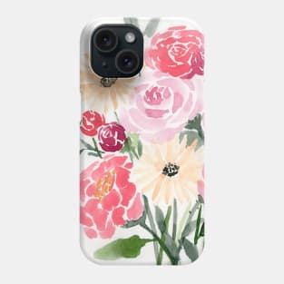 Roses & Peonies Phone Case