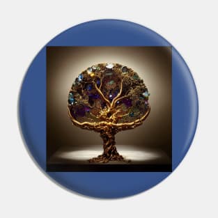 Yggdrasil World Tree of Life Pin