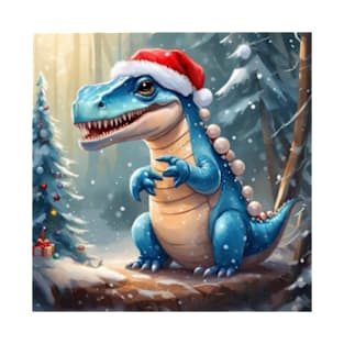 Christmas dynosaur T-Shirt