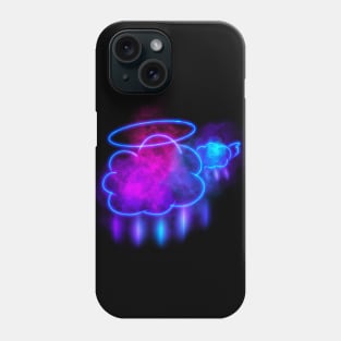 Blue Clouds and Thunder Lights Phone Case