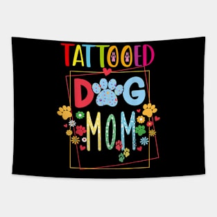 Tattooed Dog Mom Dog Trainer Tapestry