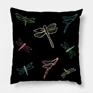 Butterfly and dragonfly Pillow